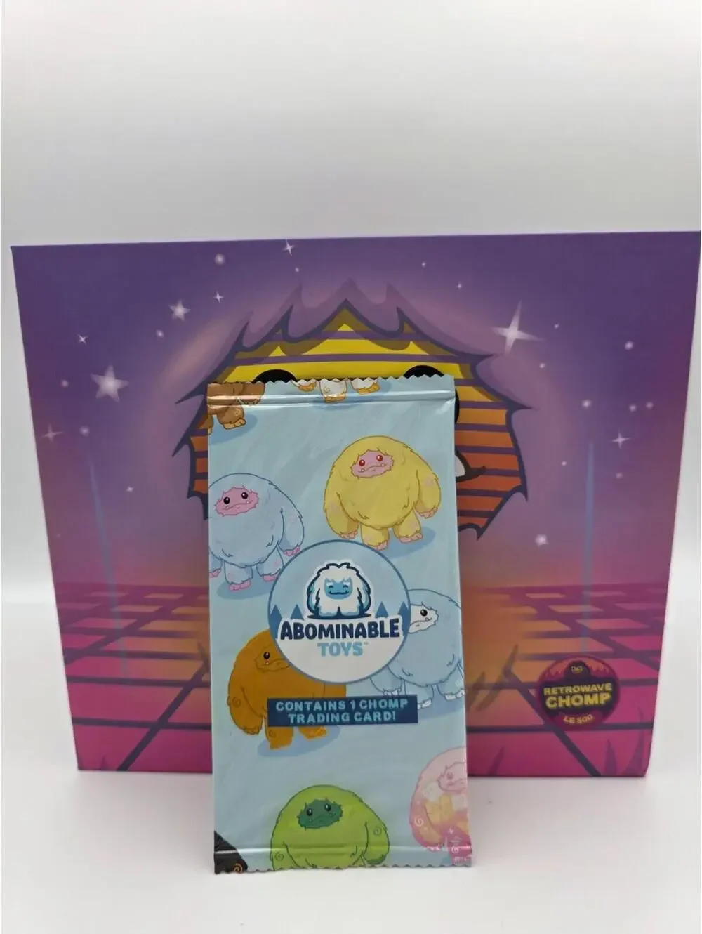 Abominable Toys Retrowave Chomp Vinyl Figure – Limited Edition – New LE 500